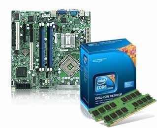 KIT X7SBL-LN2 - Core 2 Quad 2.66GHz (Q8400) - 4GB DDR2 800MHz
