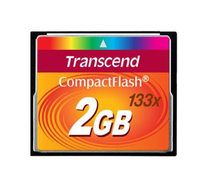 2GB Transcend Compact Flash (133x)