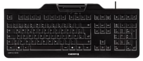 CHERRY-KC 1000 SC - USB Black (Qwerty/UK)