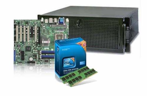 SYS 4U-C2SBC-Q/RACK-305GB/E8400 3GHz/SSD 240GB/2GB DDR2/Windows XP
