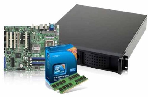 SYS 2U-C2SBC-Q / Q8400 / 4GB / Win 10 Pro 64 / SSD 250Go / 2 Riser