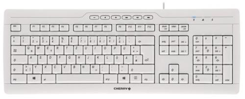 CHERRY-Stream 3.0 - USB Blanc grisé (Qwerty/UK)