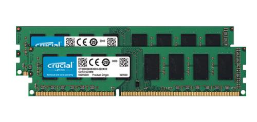 Crucial 4GB Kit (2GBx2) DDR3L-1600 UDIMM