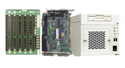 SYS PAC-106GW-BP-6S/PCA-6751/MMX 266MHz/ lecteur disquette/ Alim 180W